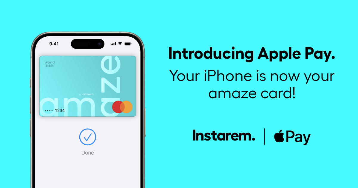 amaze apple pay banner